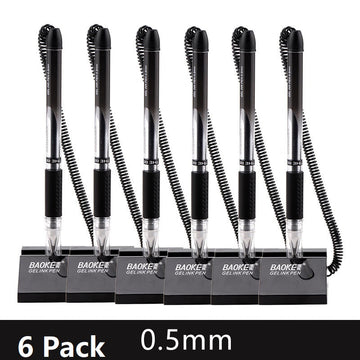 Baoke Gel ink Table Top Pen 6 Pack