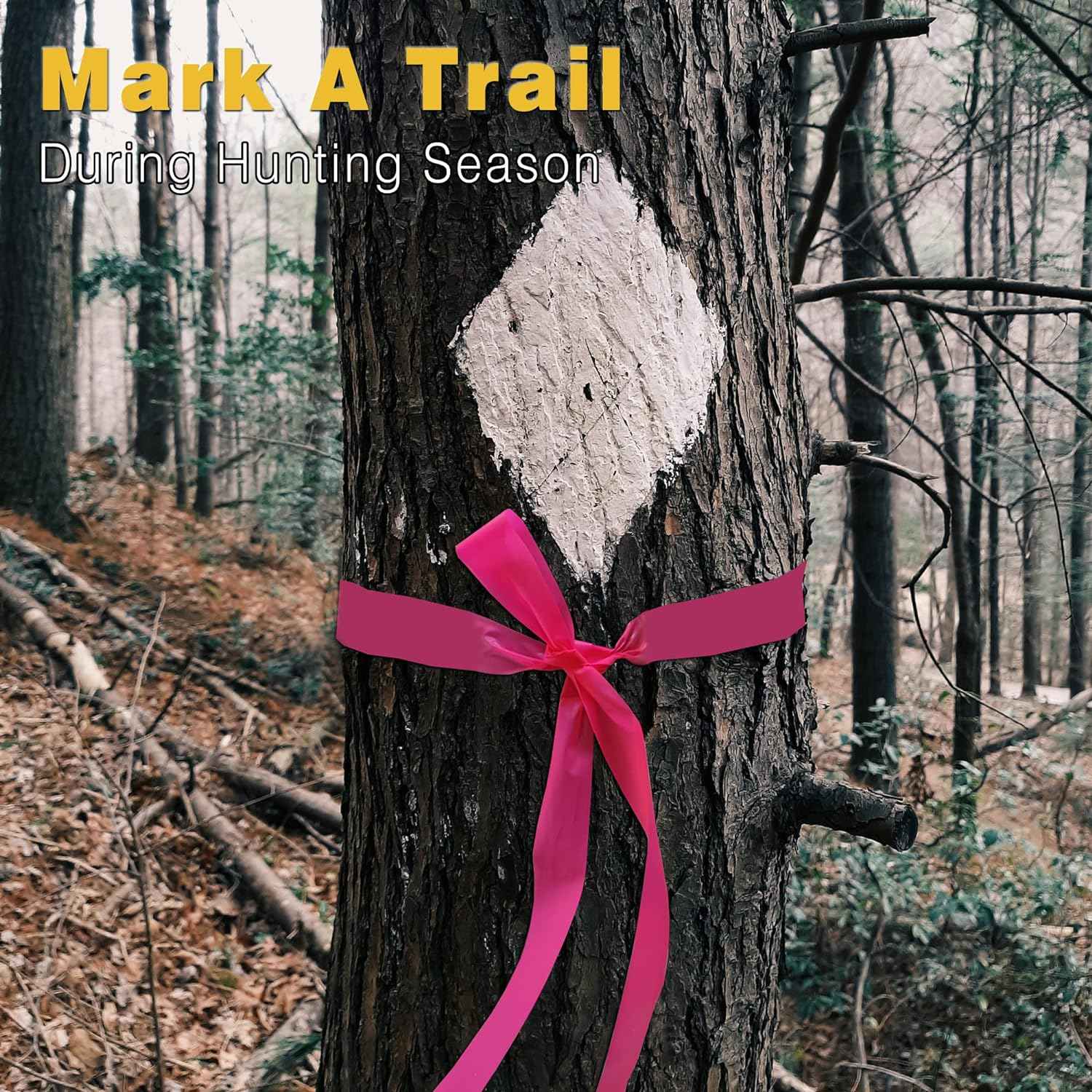 6 Pack Flagging Tape,Neon Marking Survey for Boundaries Hazardous Area - TTpen