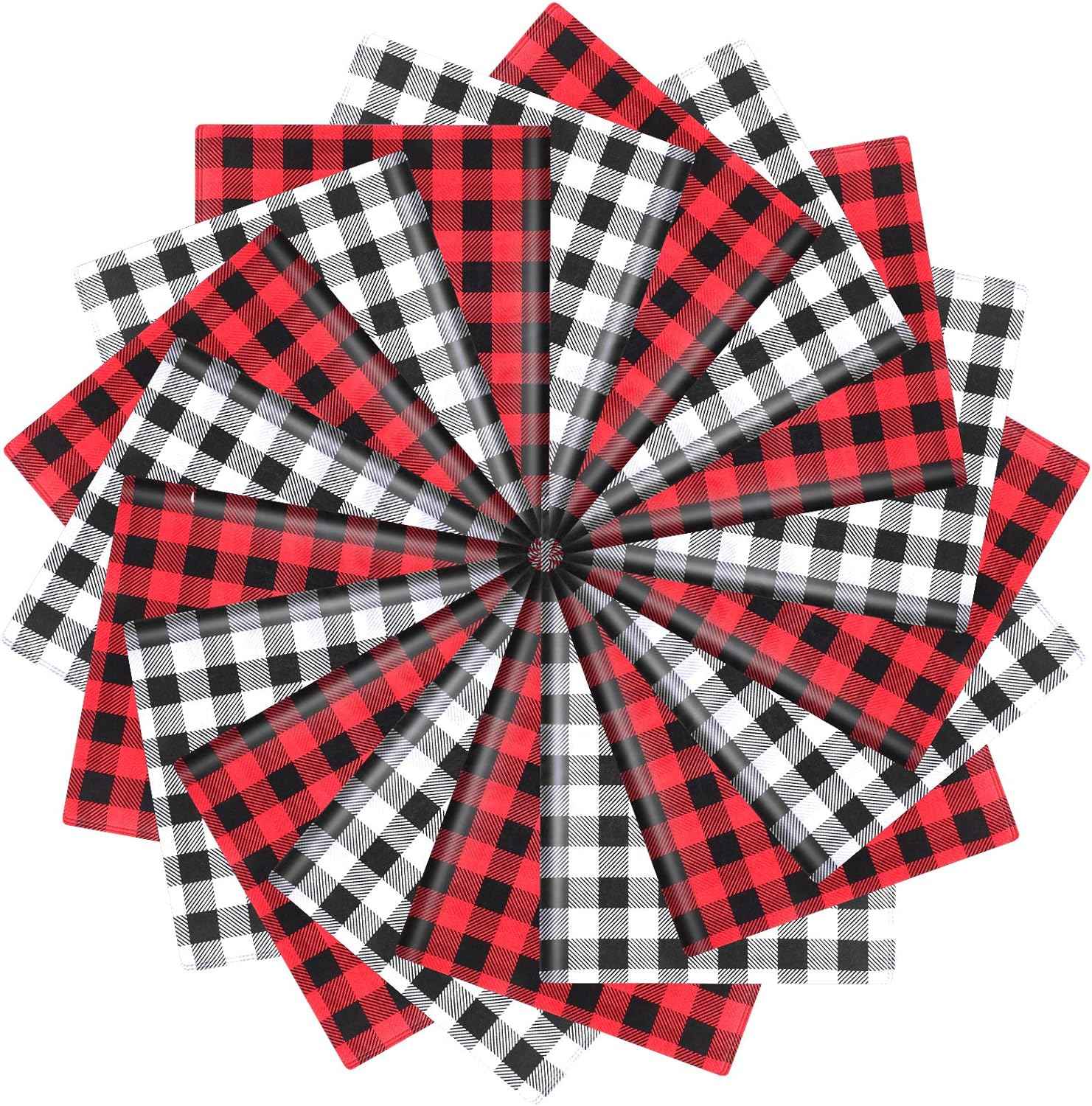 100Pcs Christmas Tissue Paper DIY Wrapping Paper Red Black - TTpen