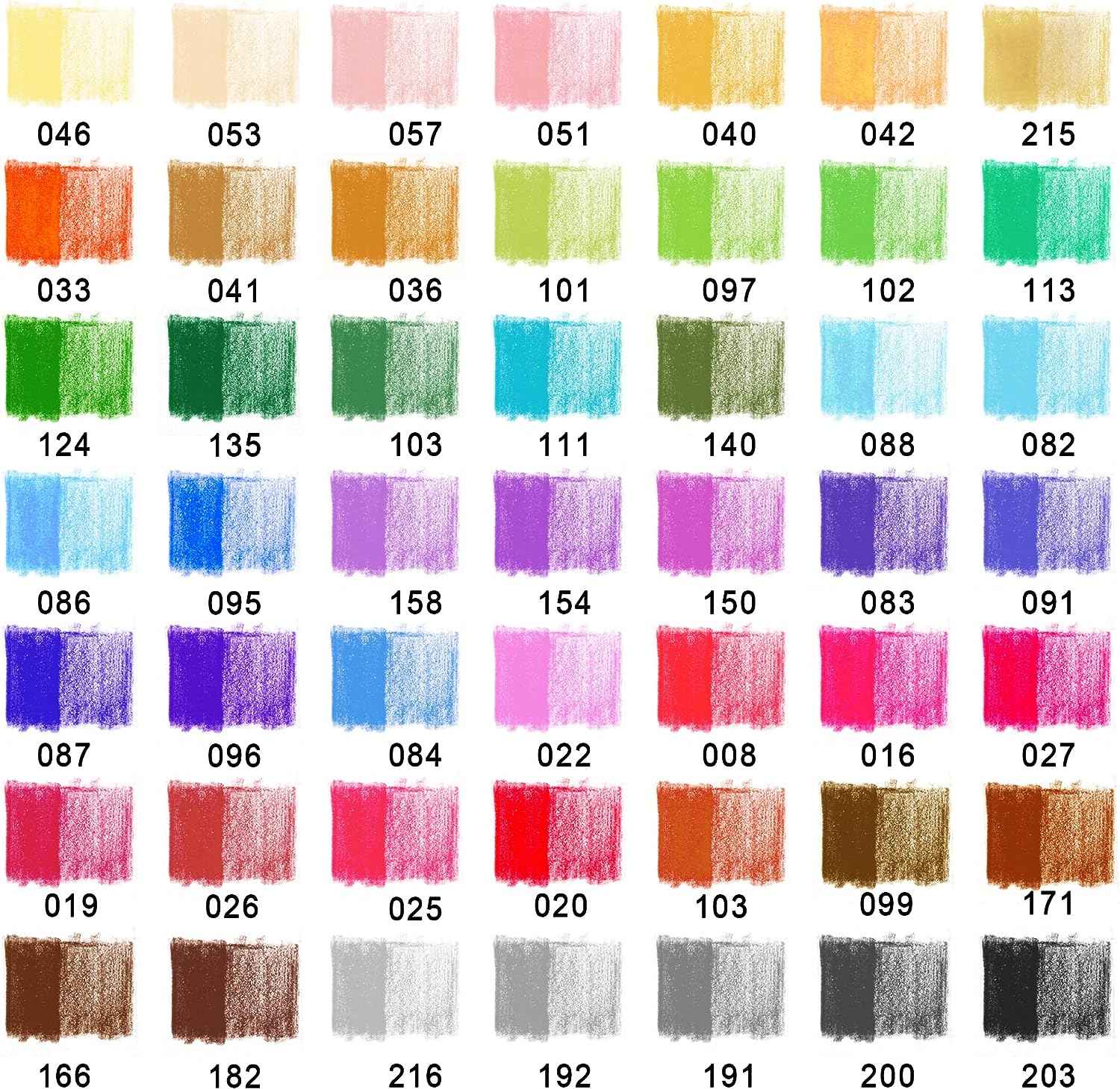 KALOUR Premium Colored Pencils Set 50 Colors - TTpen