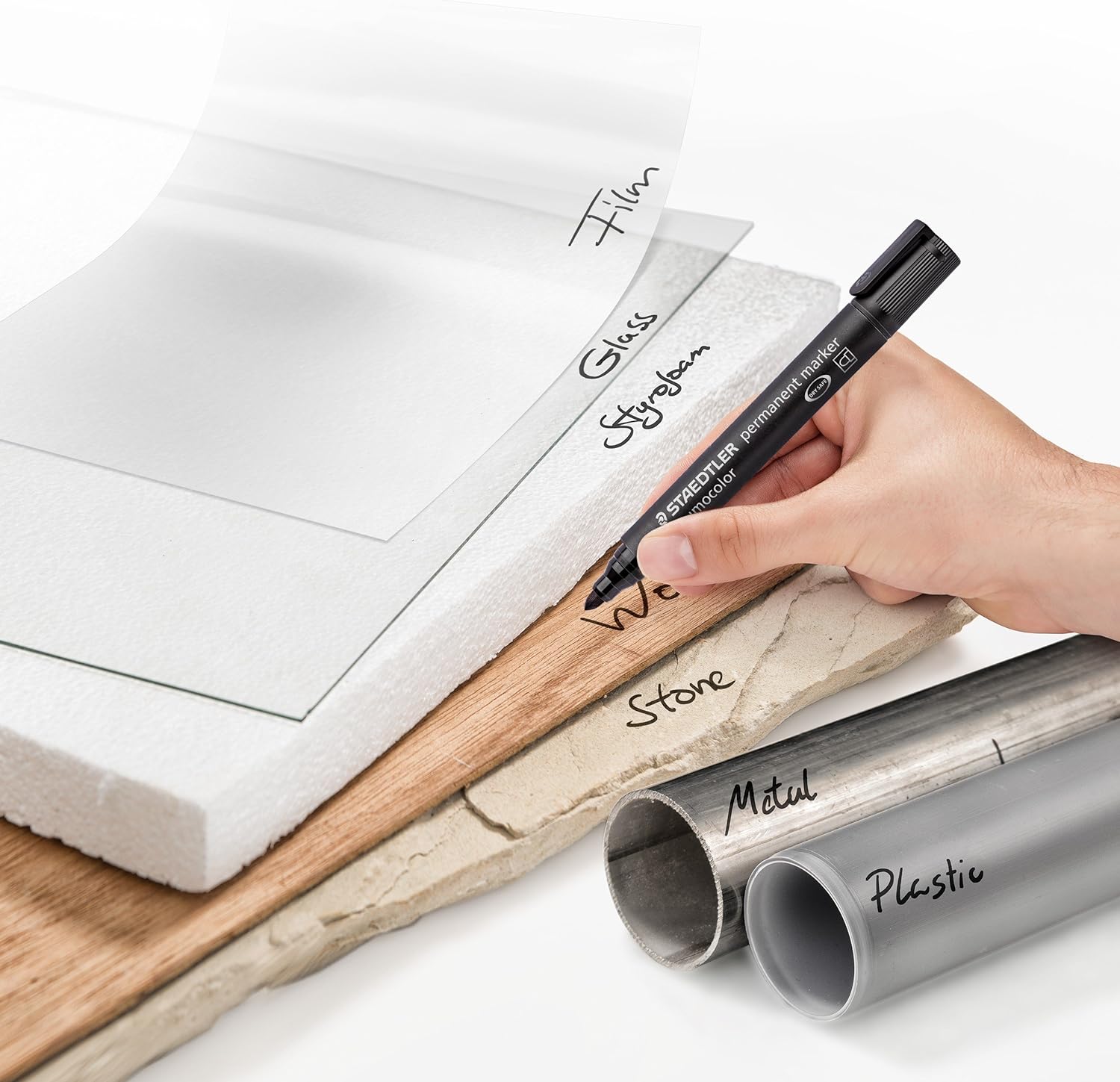 STAEDTLER 352 Lumocolor Permanent Marker Pen,2mm,4 Colours