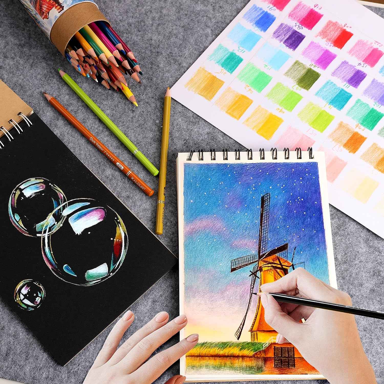 KALOUR Premium Colored Pencils Set 50 Colors - TTpen