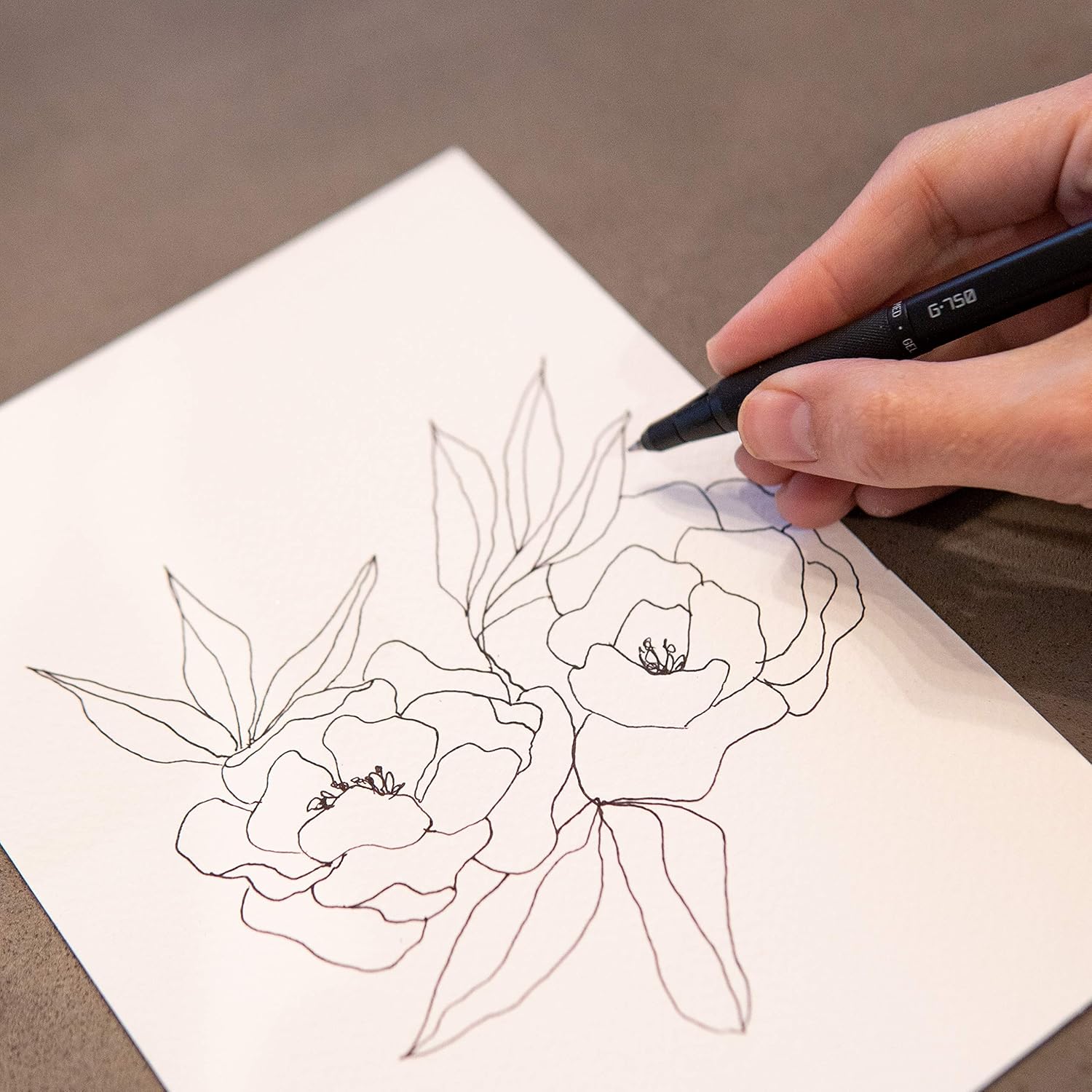 Zebra Pen G-750 Retractable Gel Pen Plus Black and Blue Refill