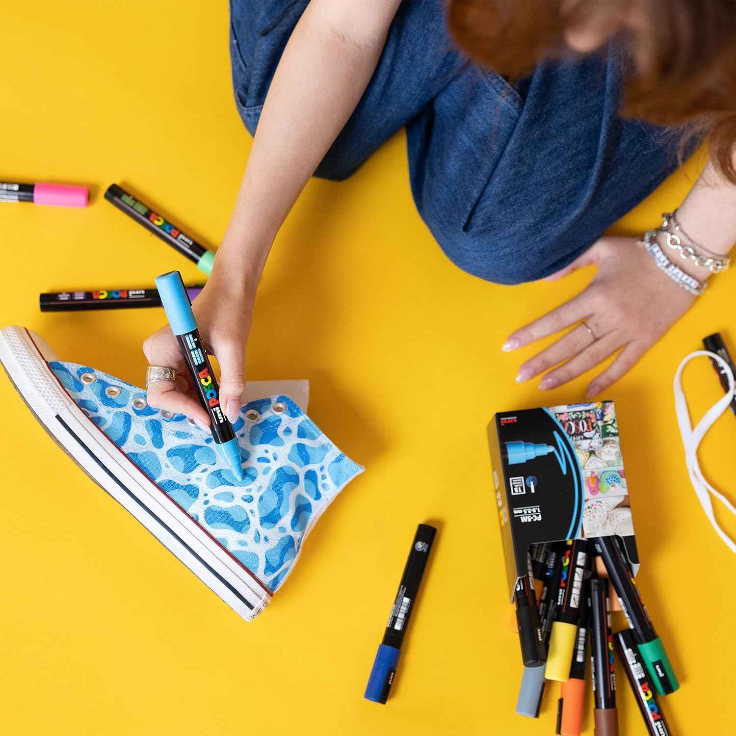 Uni Posca Paint Marker PC-5M - Medium Point - 8 Soft Colors