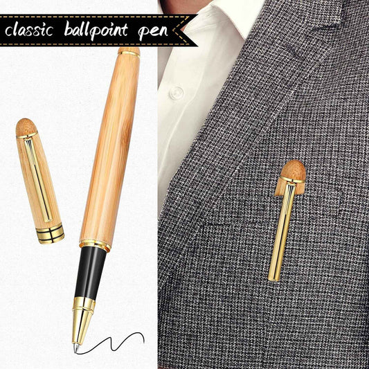 2 Pieces Bamboo Wooden Ballpoint Pen Handcrafted Rosewood Pens - TTpen