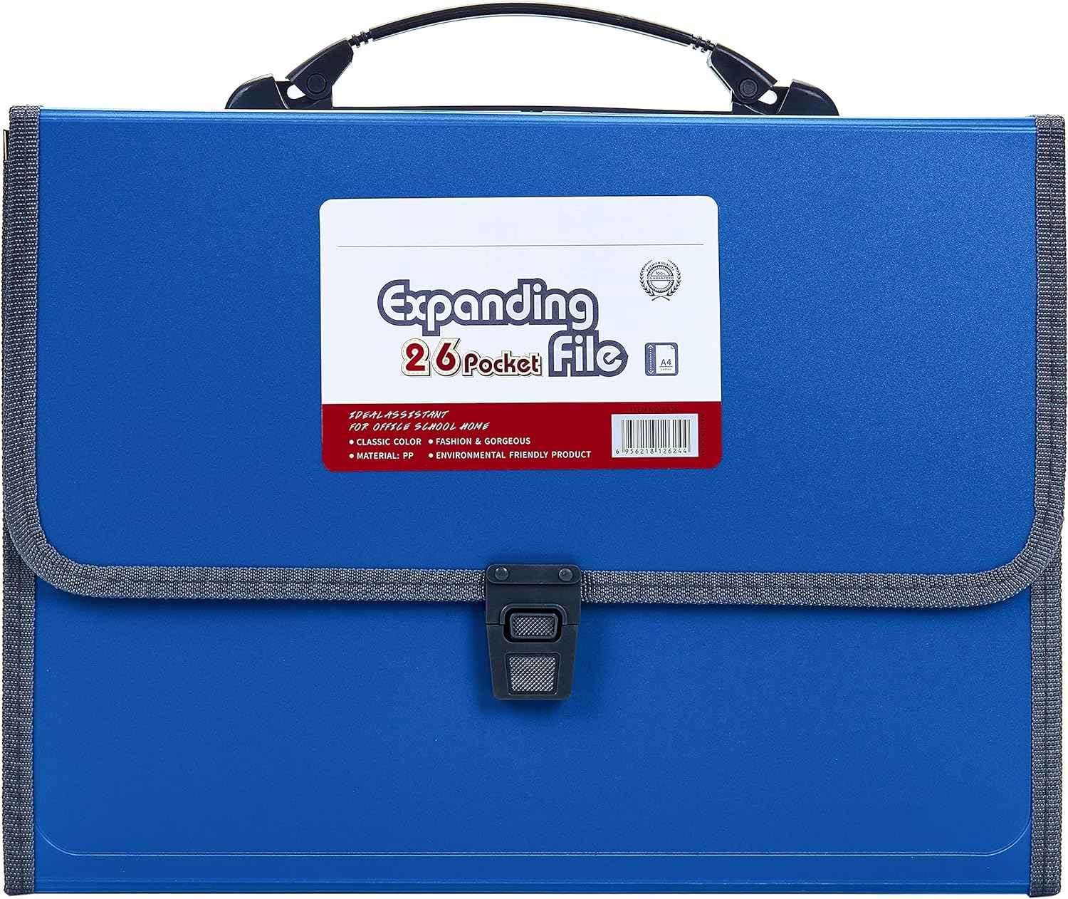 26 Pockets Expanding File Folder with Handle - Letter A4 Paper - TTpen