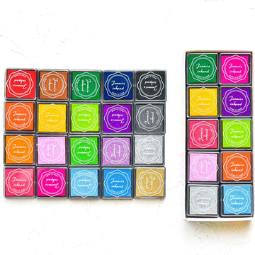 20 Color Craft Ink Pad for Paper,Wood,Fabric - TTpen