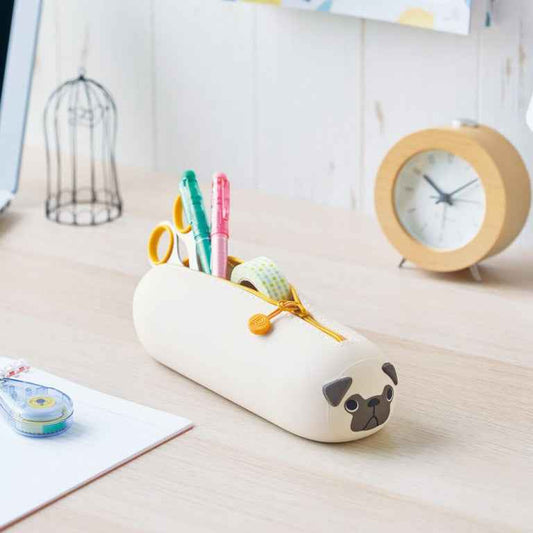 LIHITLAB PuniLabo Lying Pen Pouch Zipper Pen Case