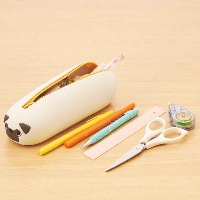 LIHITLAB PuniLabo Lying Pen Pouch Zipper Pen Case