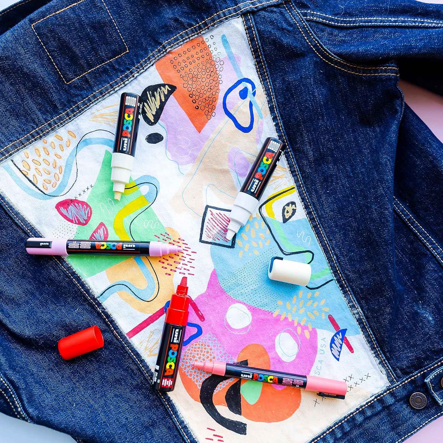 Uni Posca Paint Marker PC-5M - Medium Point - 8 Soft Colors