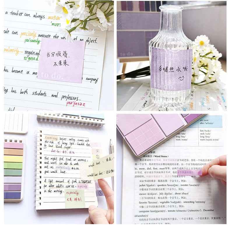 A6 Size Notebook with Sticker Notes 105x145mm