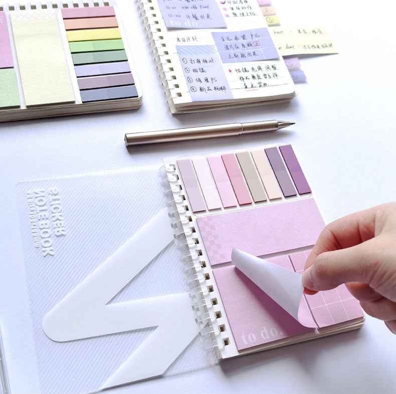 A6 Size Notebook with Sticker Notes 105x145mm