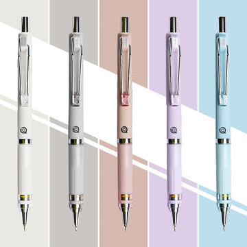 Kids Unbreakable Mechanical Pencil Kit – 5 Colors with Eraser Spare Leads