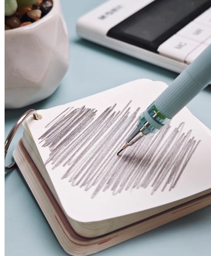 Kids Unbreakable Mechanical Pencil Kit – 5 Colors with Eraser Spare Leads