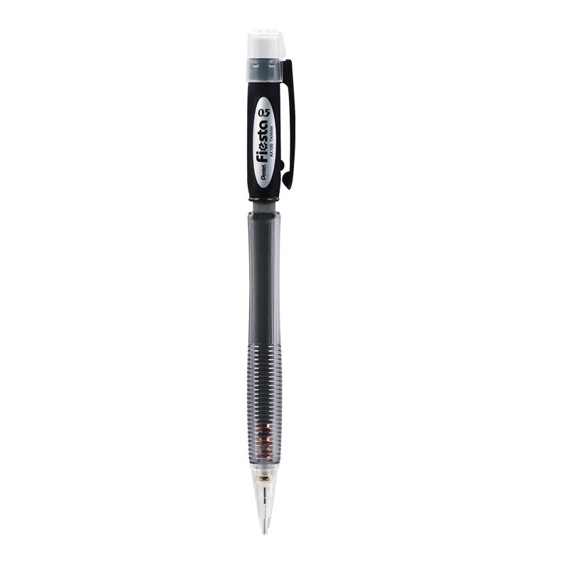 Pentel AX105 Fiesta Automatic Mechanical Pencil,0.5mm HB,5Pack Black