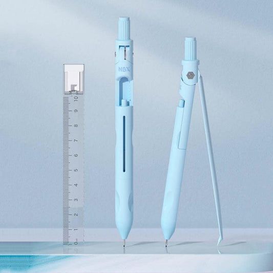 Multifunctional Professional Drawing Compass Pen Set BLUE