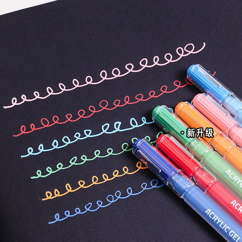 Languo Acrylic Gel Pens 1.0mm 36/54/72/90 Color Set for Art Journaling