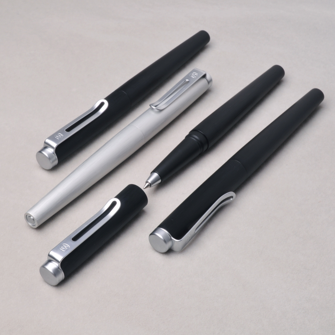 KACO Angle Rollerball Pen 1.0mm Black Ink Aluminum Body