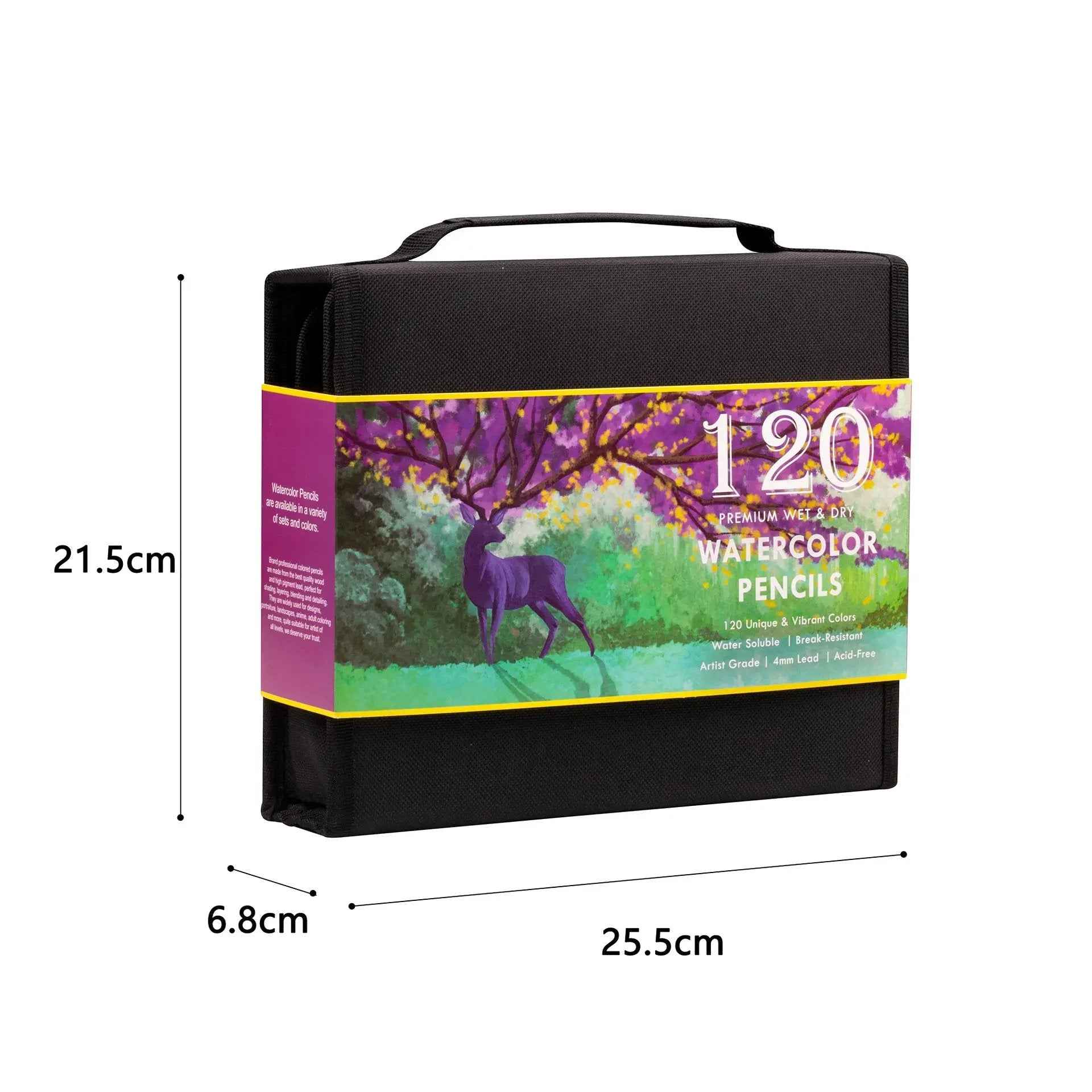 KALOUR 120 Watercolor Pencils Set with Carrying Case - TTpen