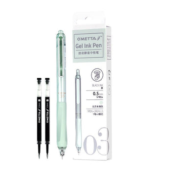 Beifa Ometta Push Silent Gel Pen with 2 Refills