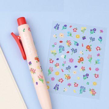 BOTH Fruit Color 0.5mm Click Gel Pens Mini Pocket 5-Pack