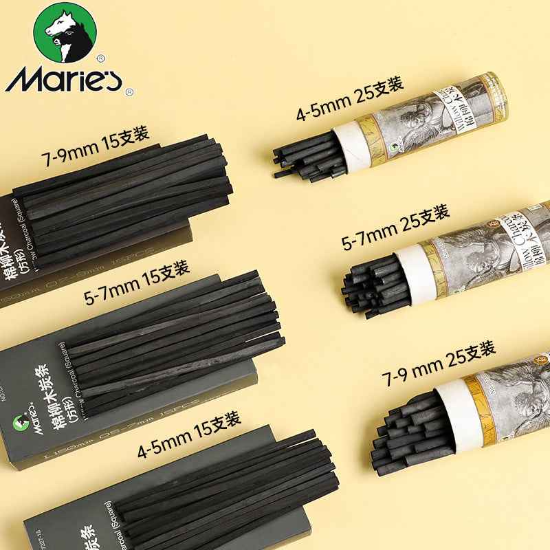 Maries Artists' Drawing Willow Charcoal 15PCS - TTpen