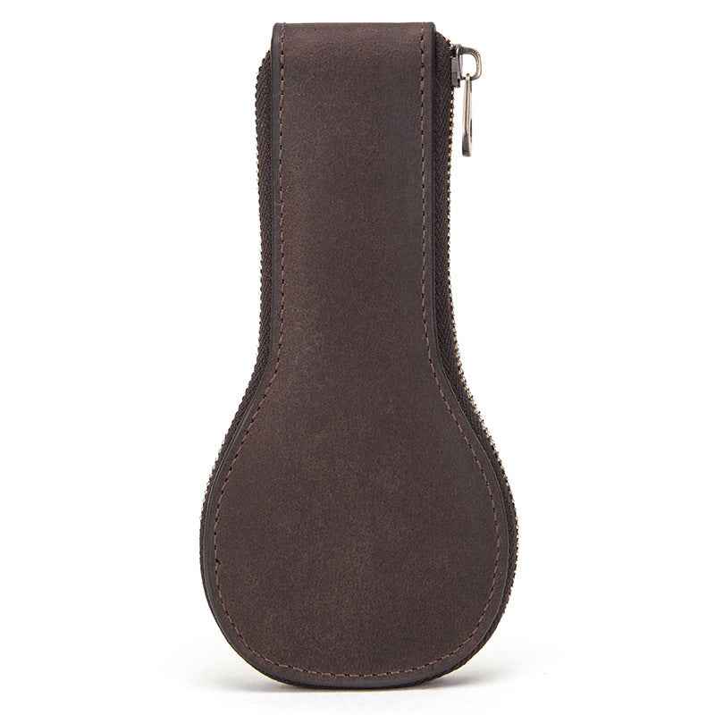 Leather Zippered Watch Case Single Travel Size - TTpen