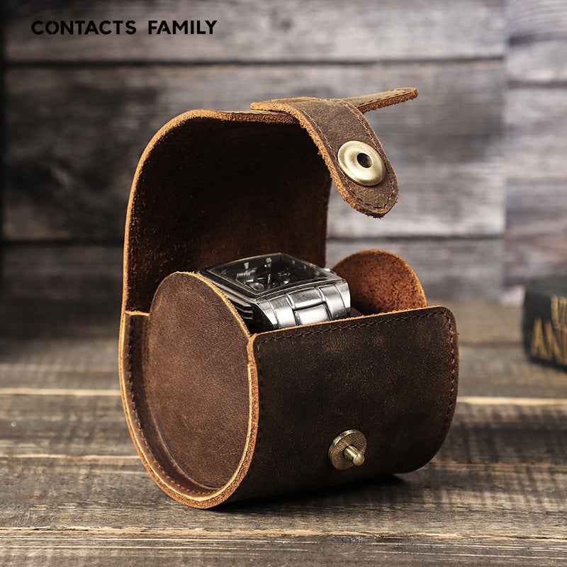 Leather Watch Roll Up Case Single - TTpen