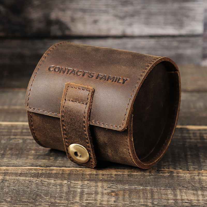 Leather Watch Roll Up Case Single - TTpen