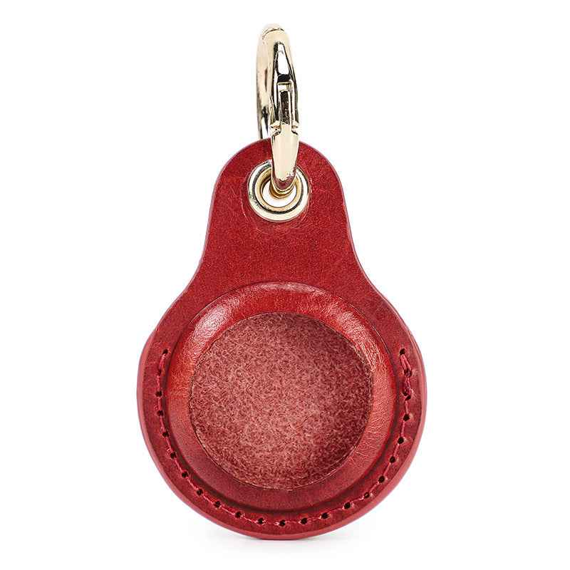 Leather Airtag Key Ring Protective Dog Collar Air Tag Case Holder - TTpen