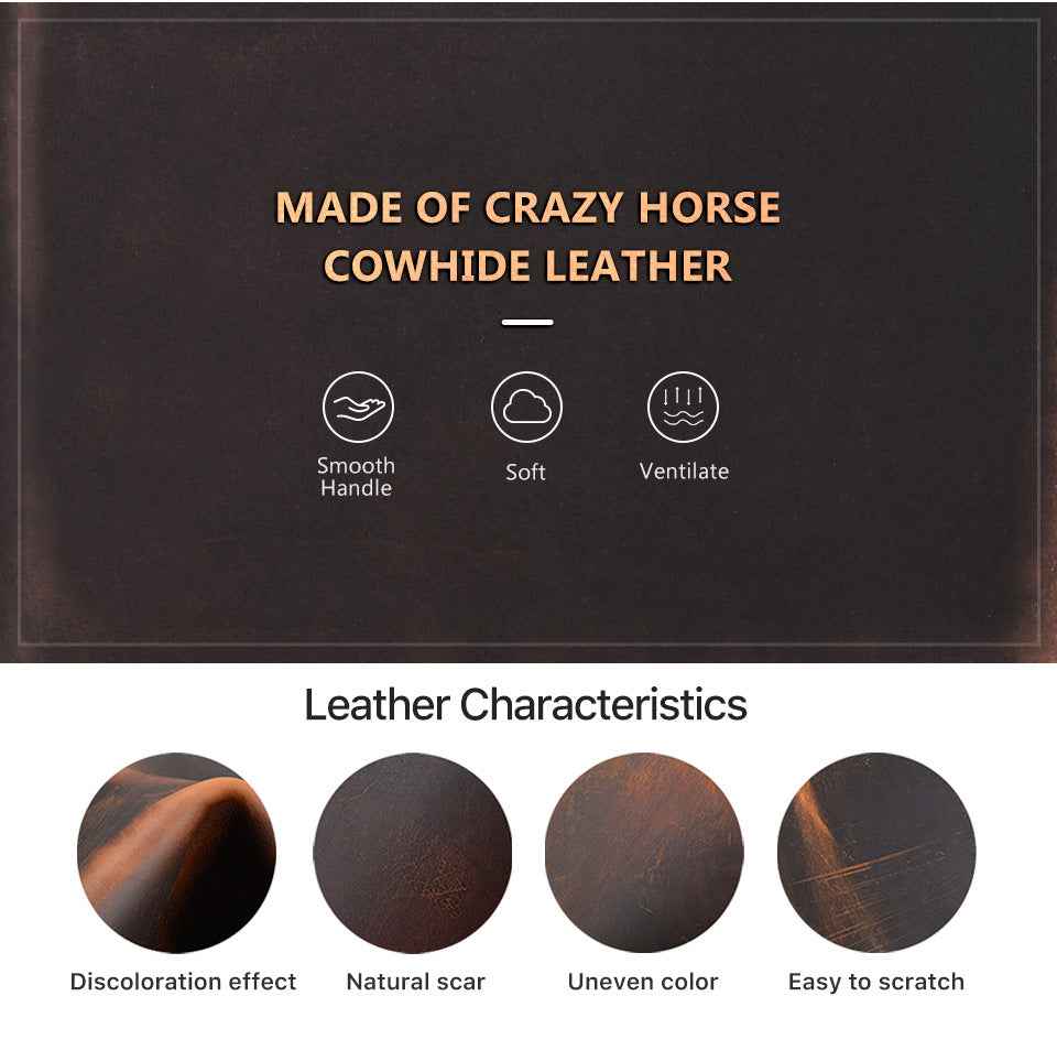 Leather 10 Slots Watch Case Zippered Storage Box for Travel Display - TTpen