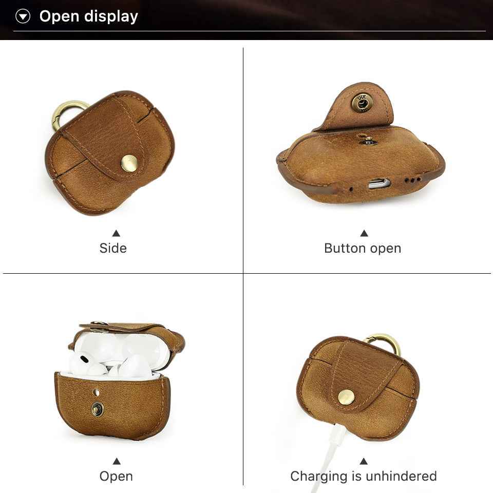 Airpods Pro Gen 2 Charging Leather Case - TTpen