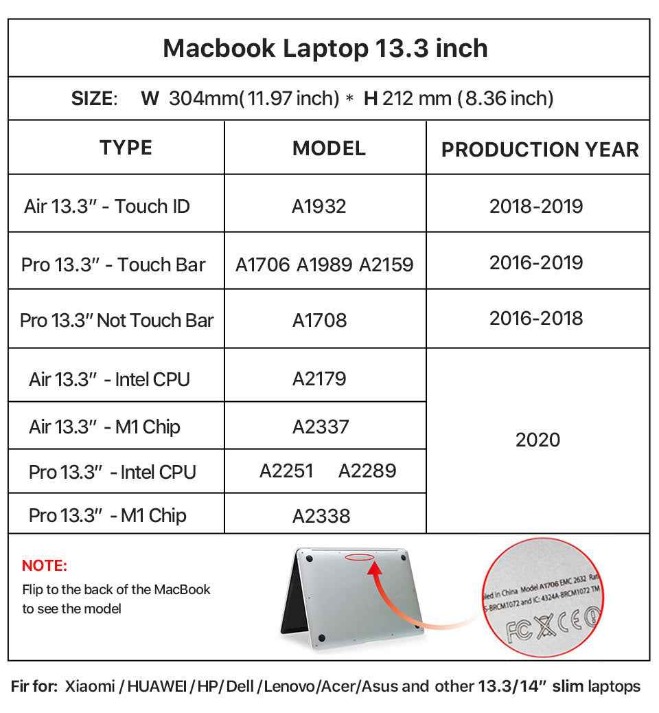 Leather Slim Laptop Sleeve Case 13.3 inch with 2 Zip Pocket - TTpen