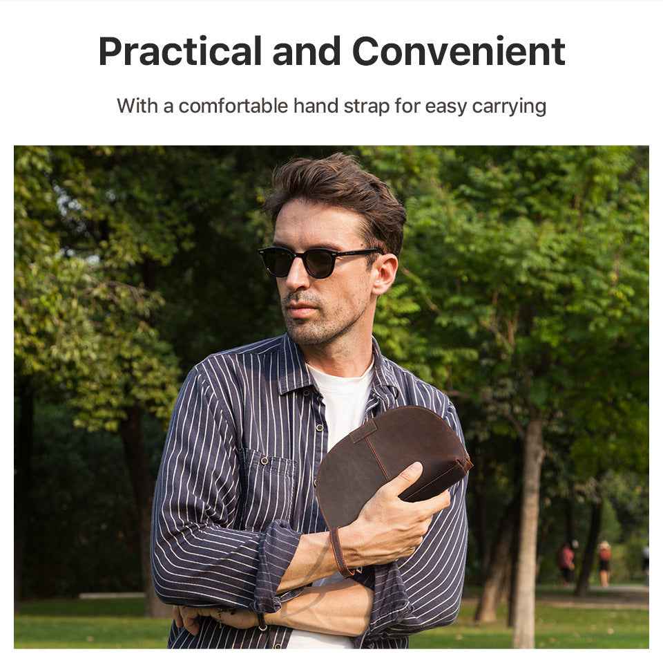 Leather Electronic Organizer Bag Tech Kit Storage Case - TTpen