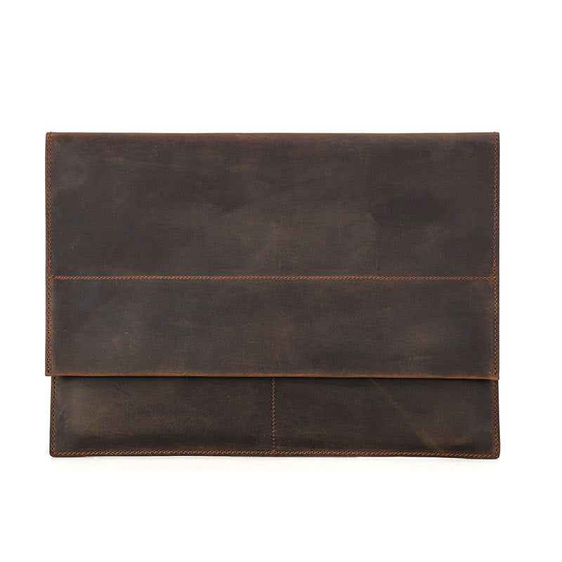 Leather Slim Laptop Sleeve Case 13.3 inch with Airtag Holder - TTpen