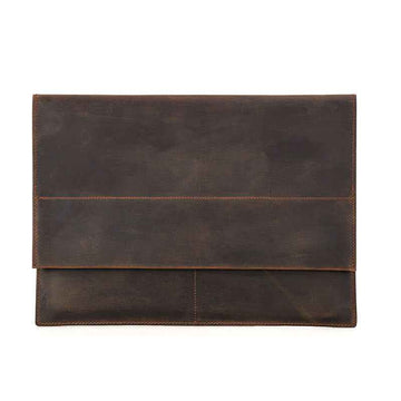 Leather Slim Laptop Sleeve Case 13.3 inch with Airtag Holder - TTpen