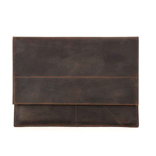 Leather Slim Laptop Sleeve Case 13.3 inch with Airtag Holder - TTpen