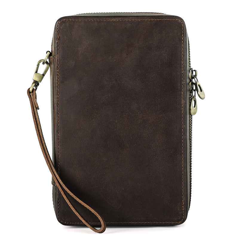 Leather Cigar Case Travel Humidor for 4 Cigars Storage Box - TTpen