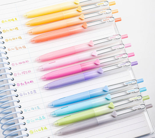 KOLNK 1089 Retractable Gel Pens 12 Color Pack 0.5mm