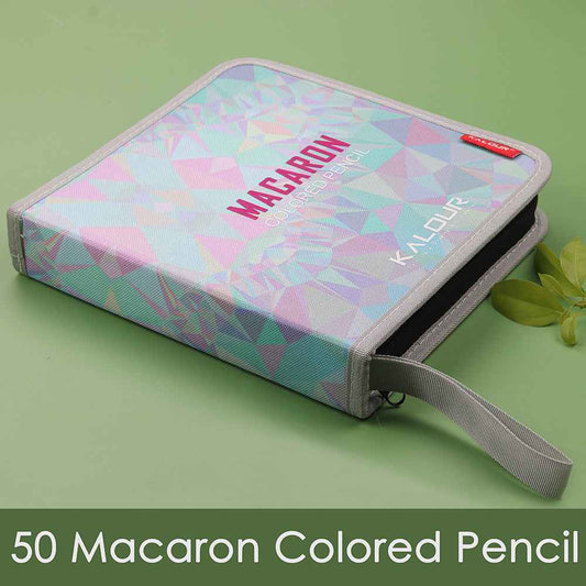 KALOUR 50 Macaron Pastel Colored Pencils Set with Carrrying Case - TTpen