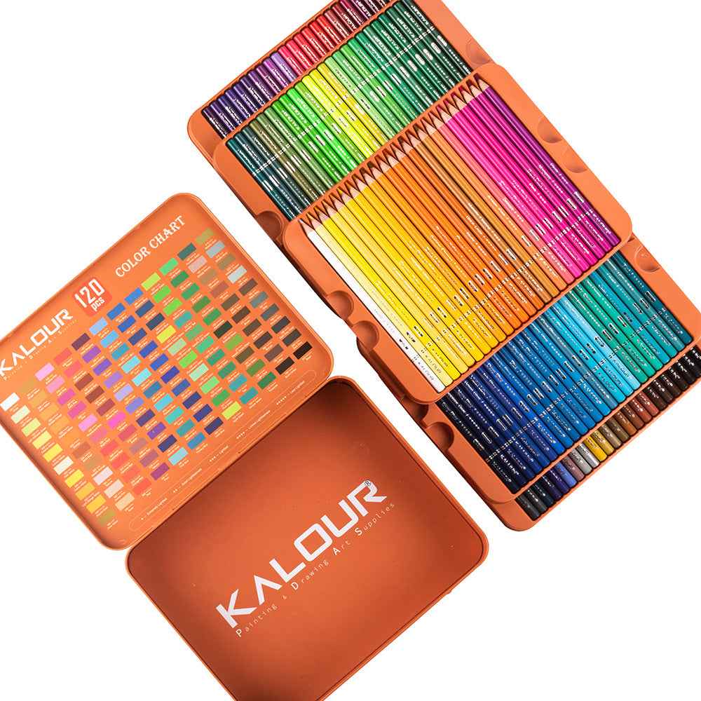 KALOUR 120 Professional Colored Drawing Pencils Set - TTpen