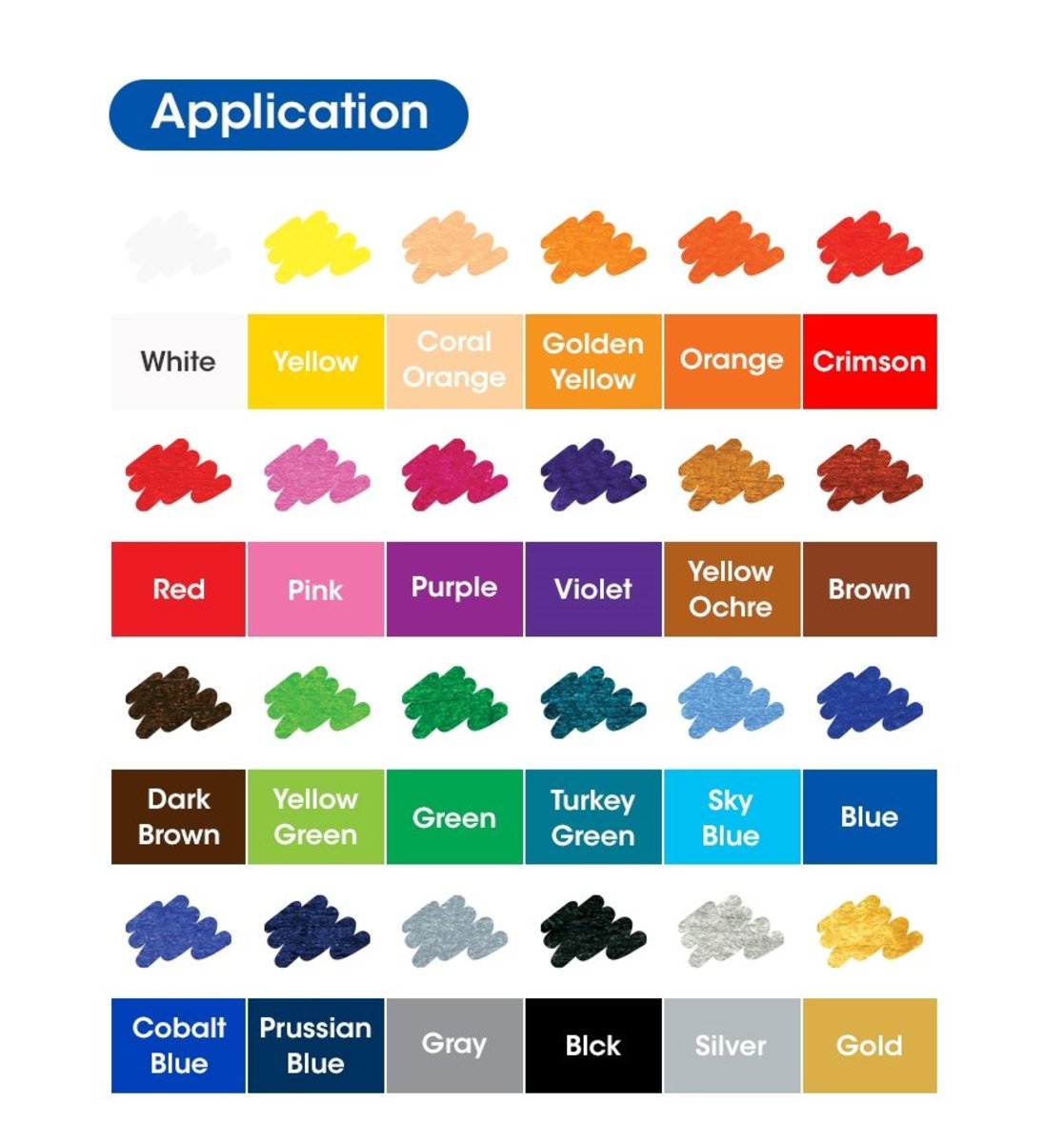 AMOS Silky Crayon Colorix 3in1 Crayon,Pastel,Watercolor Color Pen 24 Colors