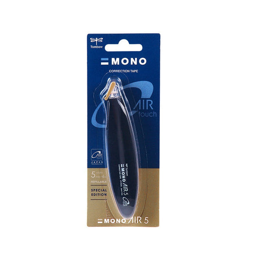 Tombow Mono Air 5 Correction Tape Pen Style Retro 5mm,2 Pack Blue