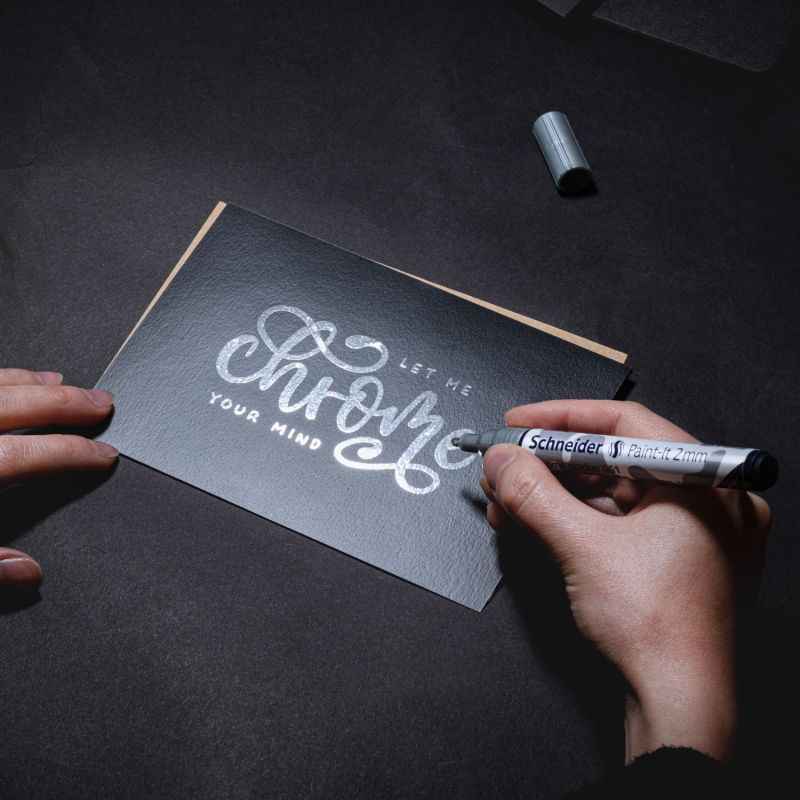 Schneider Chrome Metallic Marker Paint-It 060/061 Pens - 2 Pack