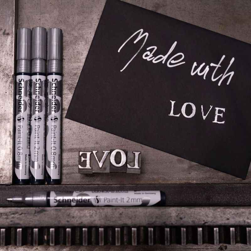 Schneider Chrome Metallic Marker Paint-It 060/061 Pens - 2 Pack