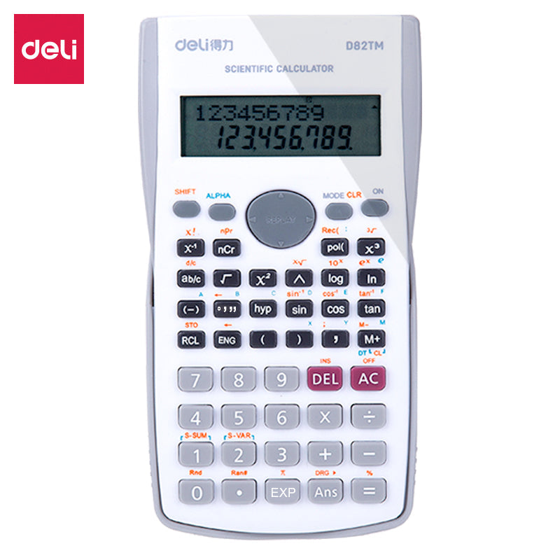 DELI D82TM Scientific Calculator White