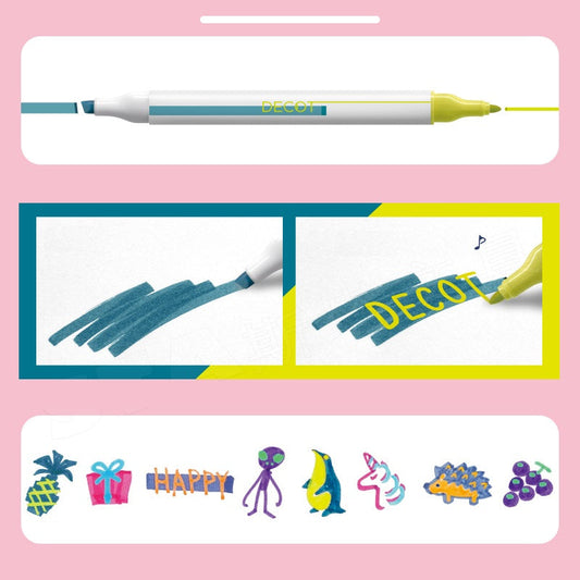 Sun-Star DECOT 3 Overlapping Highlighter Markers