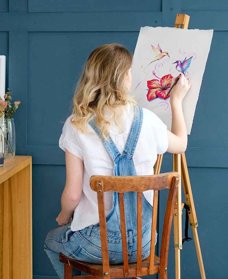 DELI Watercolor Pencils,24/36/48/72 Colors Tin Box with Paint Brush - TTpen