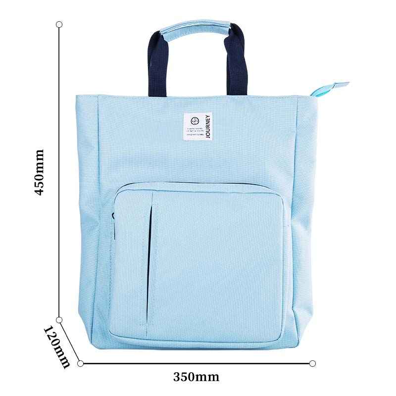 DELI Tutorial Book Tote Bag with Zipper for Kids Students - TTpen