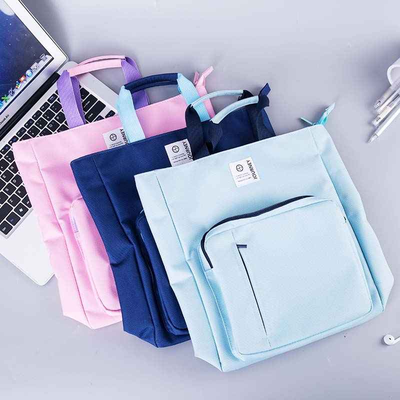 DELI Tutorial Book Tote Bag with Zipper for Kids Students - TTpen